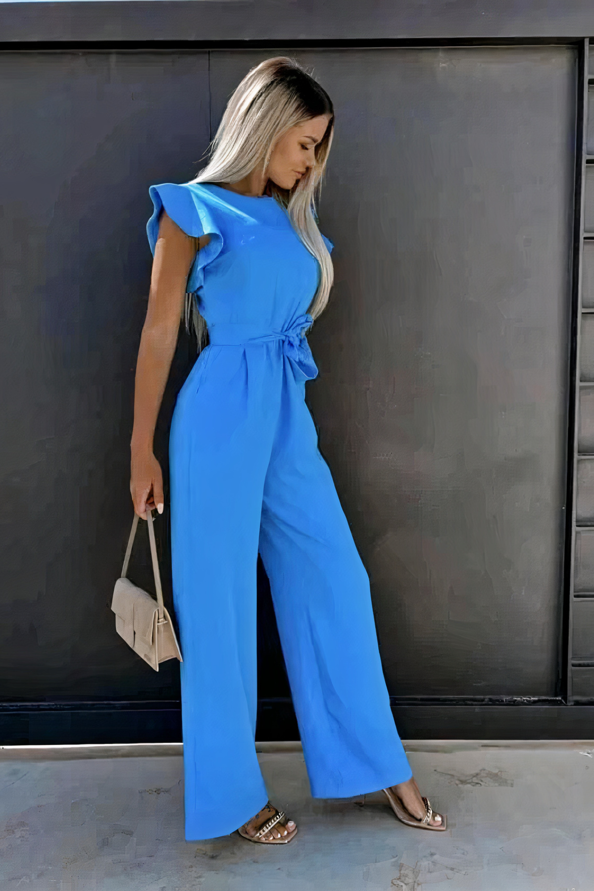 Lässiger Sommer-Jumpsuit für Damen mit lockerer Passform für warme Tage

