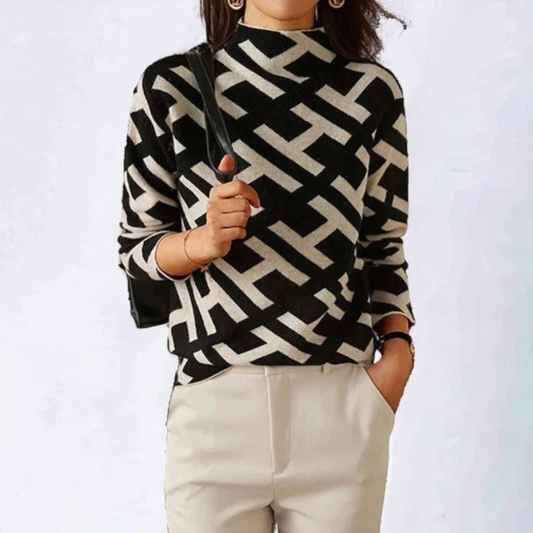Lässiger und stylischer Pullover für Damen in modernem Design, ideal für Alltag und Freizeit.
