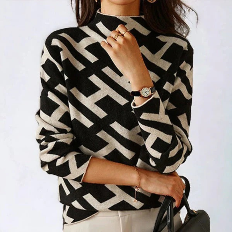 Lässiger und stylischer Pullover für Damen in modernem Design, ideal für Alltag und Freizeit.