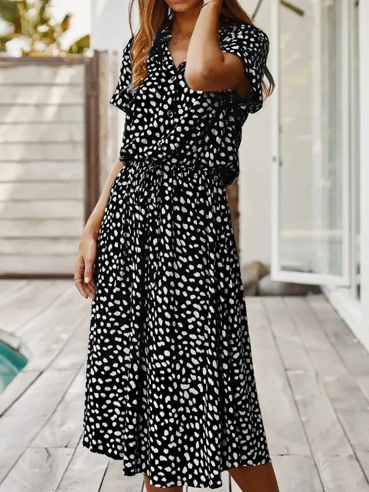 Luftiges Freizeitkleid für Damen, ideal für Sommer und Alltag.