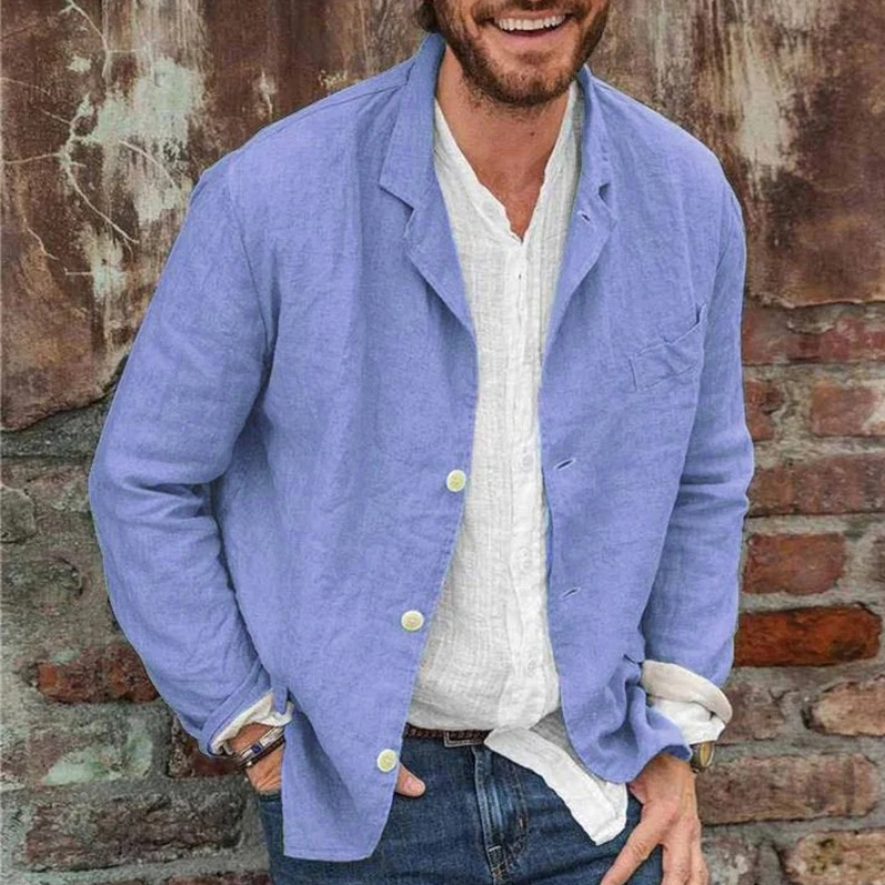 Leichter Freizeitblazer für Herren in modernem Design