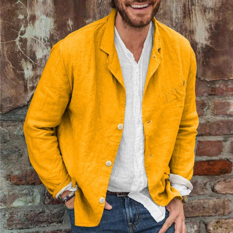 Leichter Freizeitblazer für Herren in modernem Design