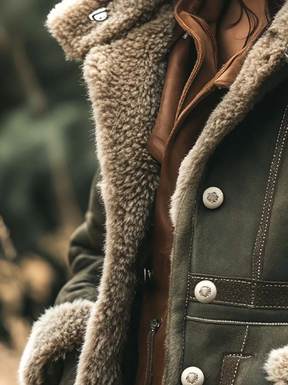 Luxuriöse Vintage-Jacke für Damen mit zeitloser Eleganz und klassischem Stil