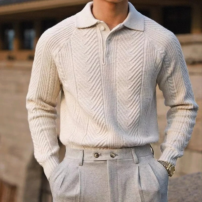 Luxuriöser Pullover für Herren in elegantem Stil