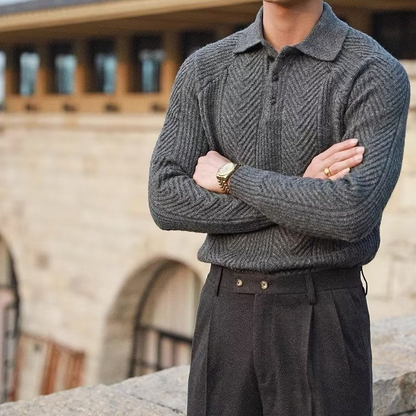 Luxuriöser Pullover für Herren in elegantem Stil