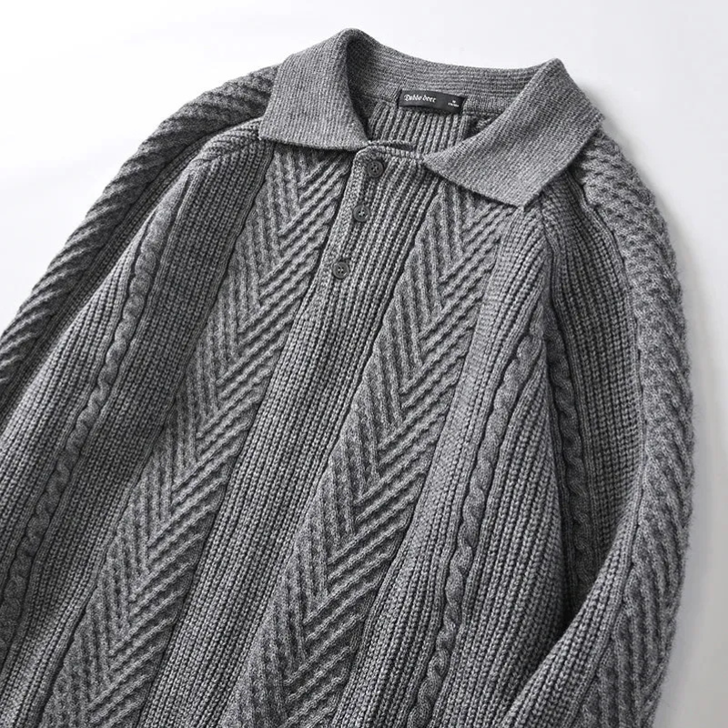 Luxuriöser Pullover für Herren in elegantem Stil