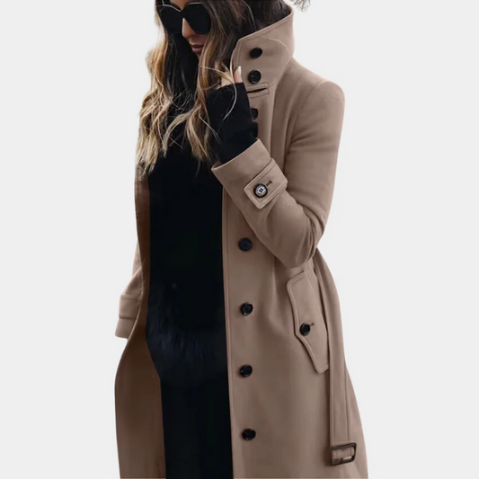 Luxuriöser Trenchcoat für Damen in elegantem Design