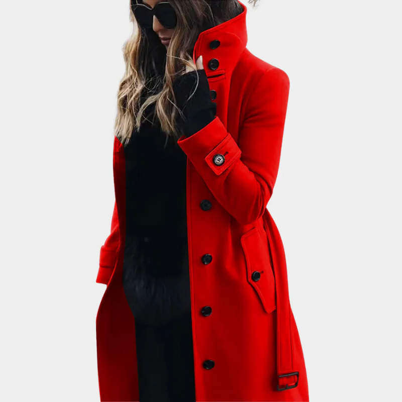 Luxuriöser Trenchcoat für Damen in elegantem Design