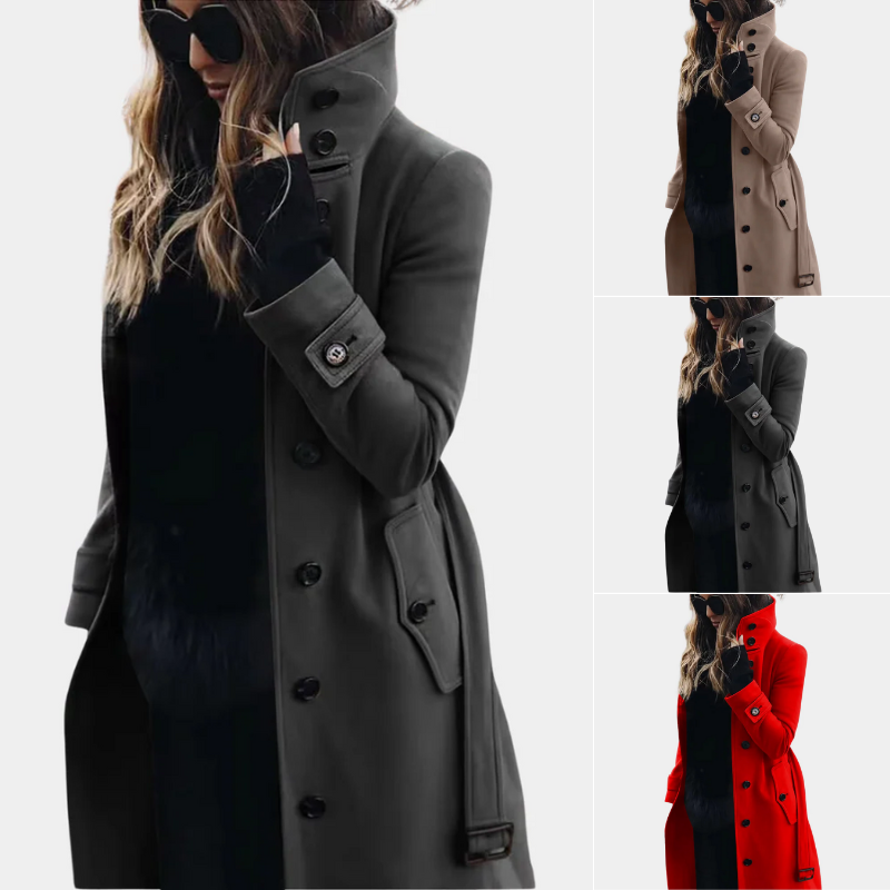 Luxuriöser Trenchcoat für Damen in elegantem Design