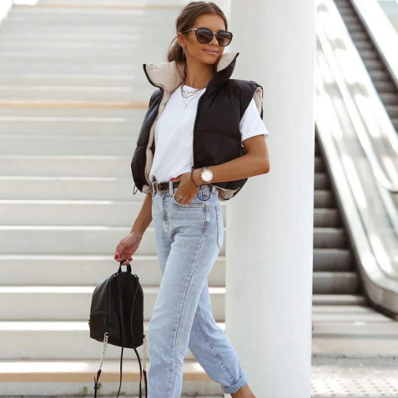Moderne Damen-Weste in elegantem Stil für vielseitige Alltagslooks