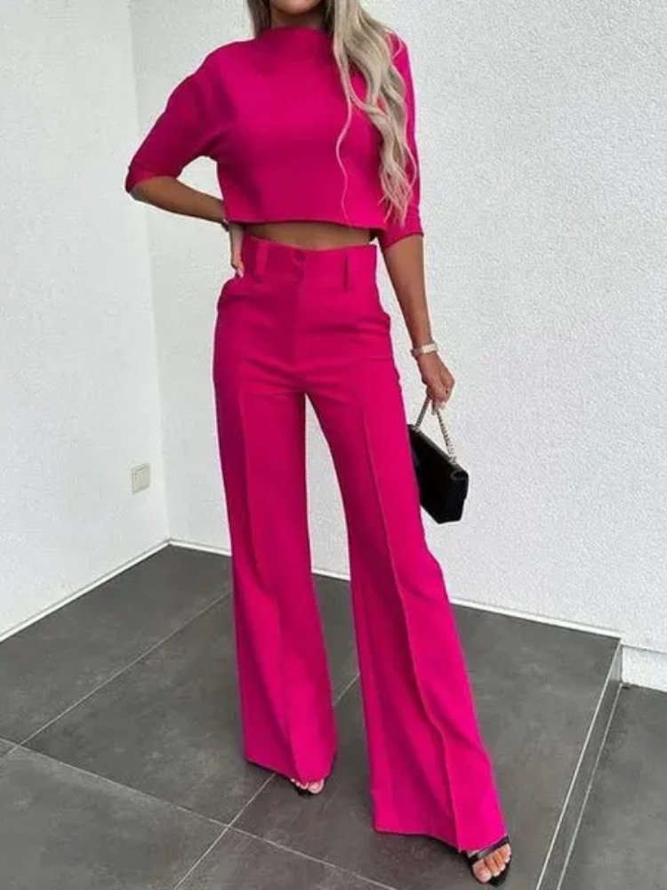 Modernes Oberteil-Set für Frauen in Kurzform mit trendigem Schnitt und stilvollem Look