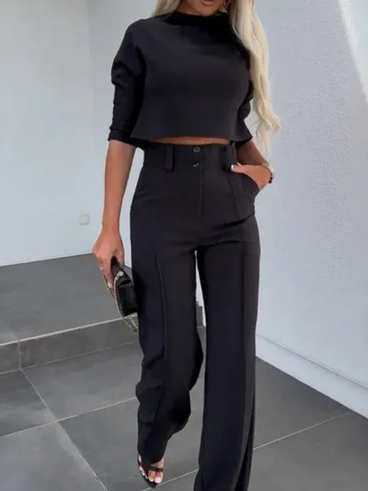 Modernes Oberteil-Set für Frauen in Kurzform mit trendigem Schnitt und stilvollem Look