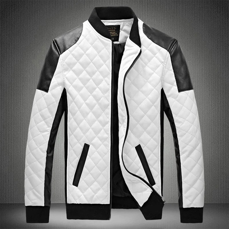 Modische Bikerjacke für Herren, stylisch und komfortabel für Freizeit und Alltag