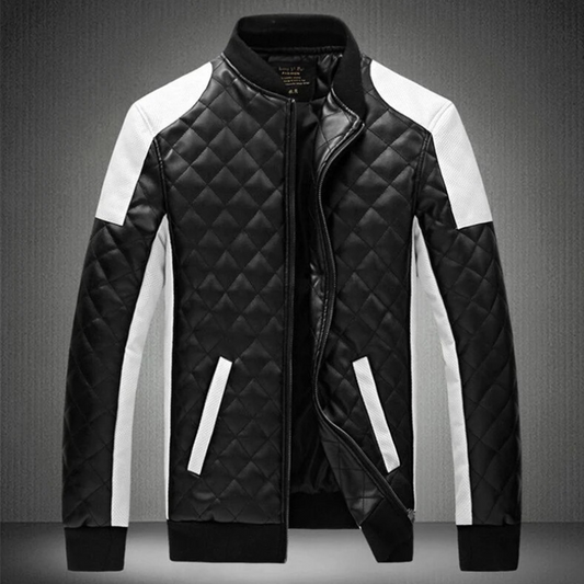 Modische Bikerjacke für Herren, stylisch und komfortabel für Freizeit und Alltag
