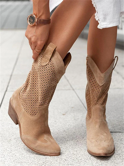 Stilvolle Cowboystiefel für Damen mit modernem Western-Look


