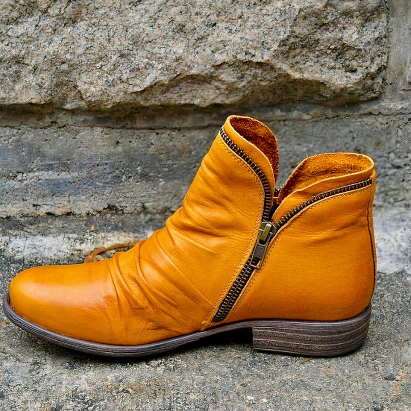 Modische Damenstiefeletten für Herbst und Winter, stilvoll und komfortabel.