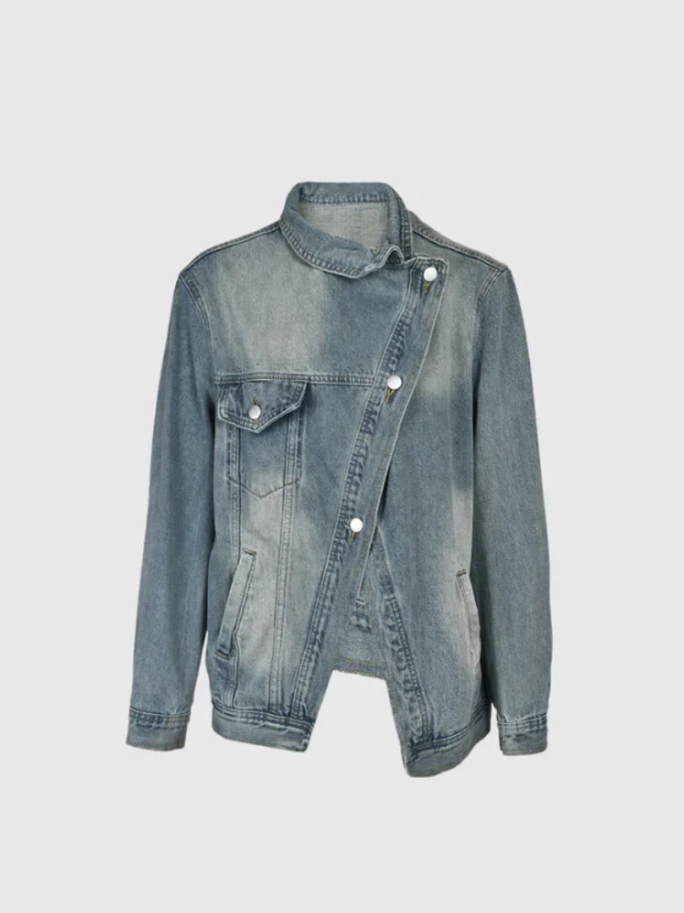 Modische Designer-Jeansjacke für Damen in modernem Look