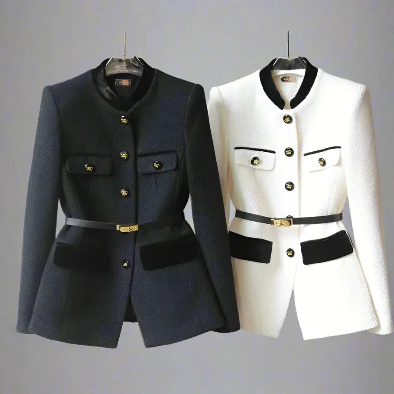 Modische Vintage-Bürojacke für Damen in elegantem Design