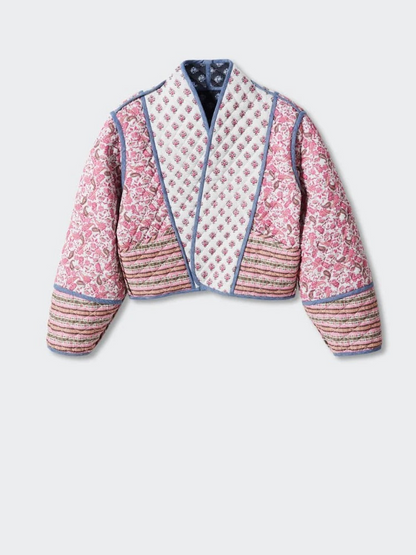 Modische Wendejacke für Damen, stilvoll und vielseitig für Alltag und Freizeit.