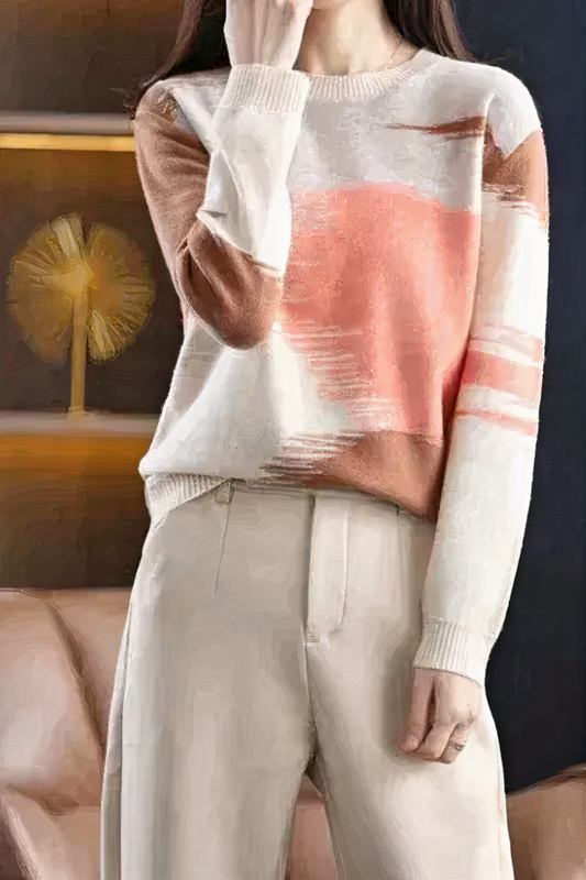 Modischer Freizeitpullover für Damen in modernem Design mit bequemer Passform für den Alltag