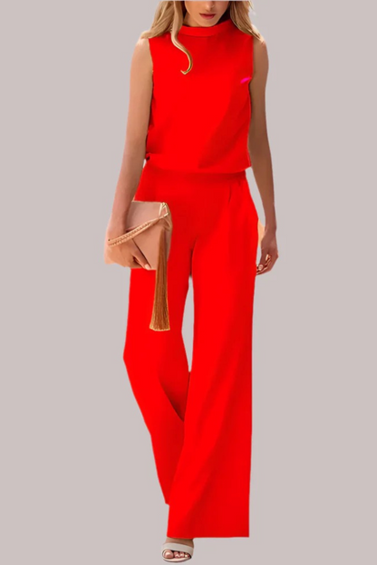 Modischer Jumpsuit für Damen mit schmeichelndem Schnitt, ideal für vielseitige Outfits und moderne Looks.