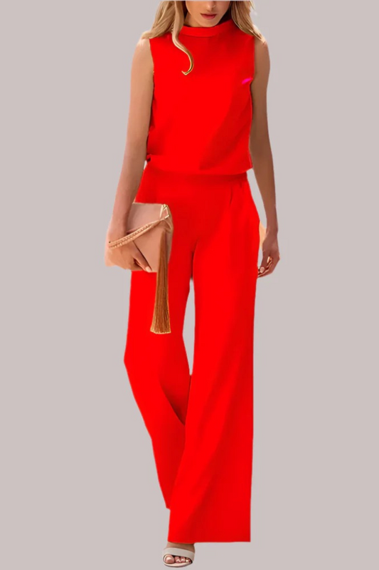 Modischer Jumpsuit für Damen mit schmeichelndem Schnitt, ideal für vielseitige Outfits und moderne Looks.