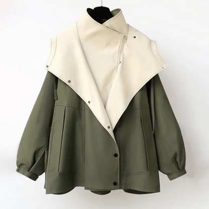 Modischer und trendiger Trenchcoat für Damen | Kurzer