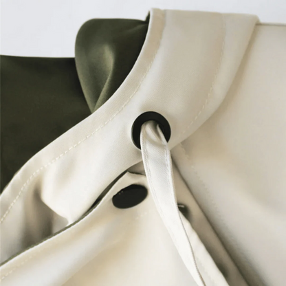 Modischer und trendiger Trenchcoat für Damen | Kurzer