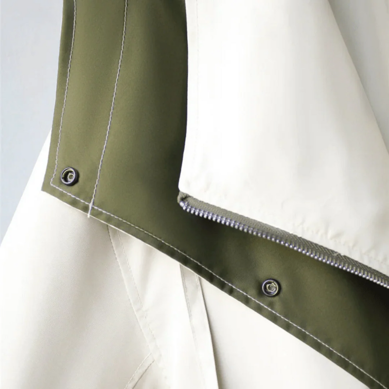 Modischer und trendiger Trenchcoat für Damen | Kurzer