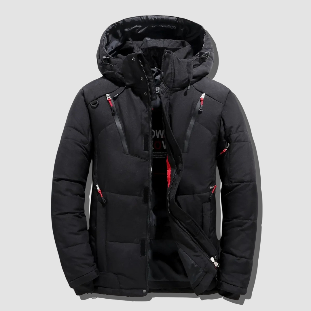 Gepflegte Jacke mit abnehmbarer Kapuze für Herren | Arvid