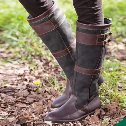 Regenfeste Outdoor-Stiefel für Damen mit rutschfester Sohle, ideal für Alltag und Abenteuer