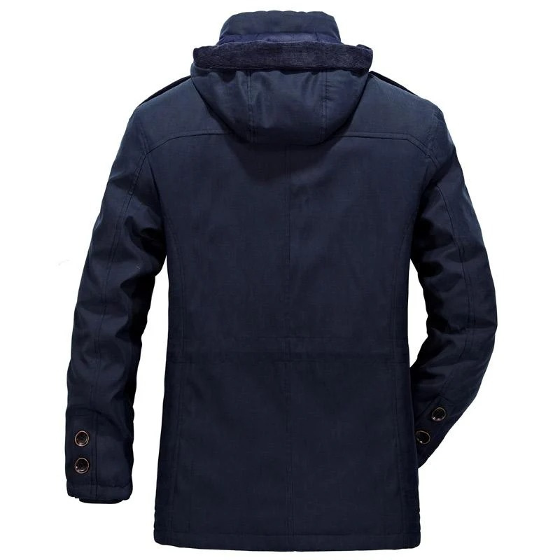 Robuste Winterjacke mit Kapuze für Herren für kalte Tage und vielseitige Anlässe