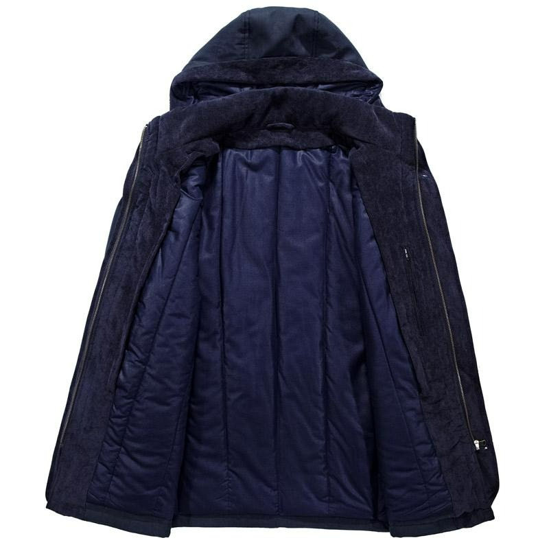 Robuste Winterjacke mit Kapuze für Herren für kalte Tage und vielseitige Anlässe