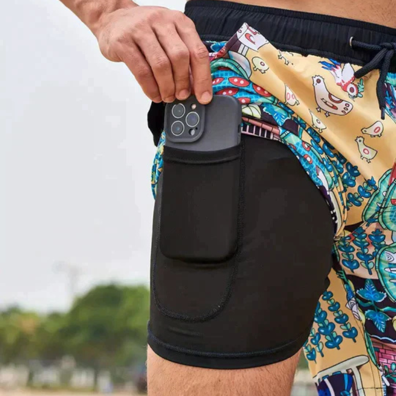 Schnell trocknende Badeshorts für Herren – ideal für Strand, Pool und Sommeraktivitäten