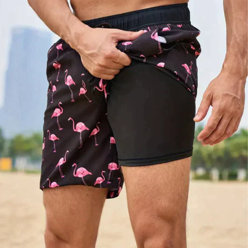 Schnell trocknende Badeshorts für Herren – ideal für Strand, Pool und Sommeraktivitäten