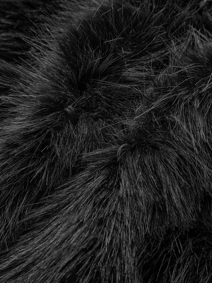 Schwarze Luxus-Softjacke für Damen mit elegantem Schnitt und zeitlosem Design