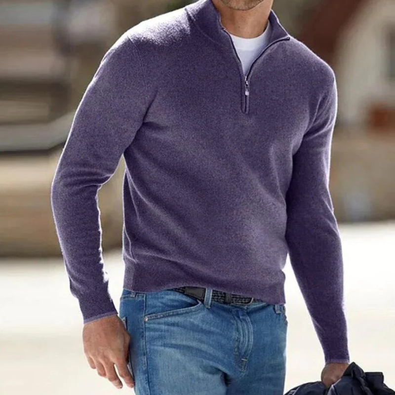 Slim-Fit-Pullover für Herren in modernem Design und eleganter Passform