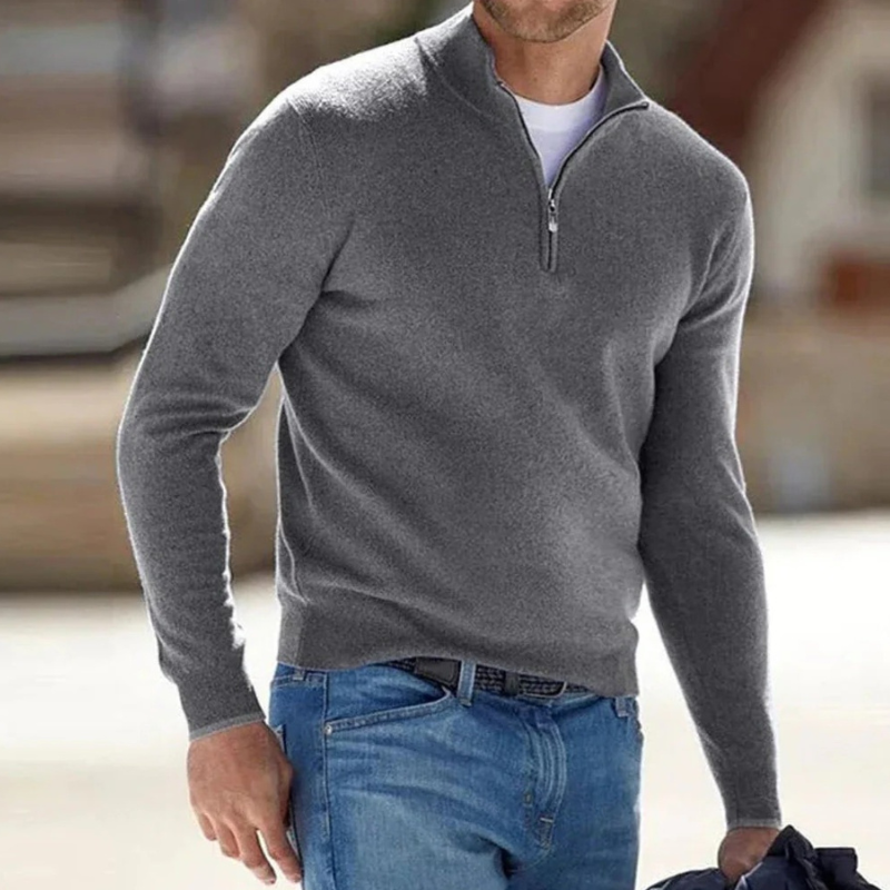 Slim-Fit-Pullover für Herren in modernem Design und eleganter Passform