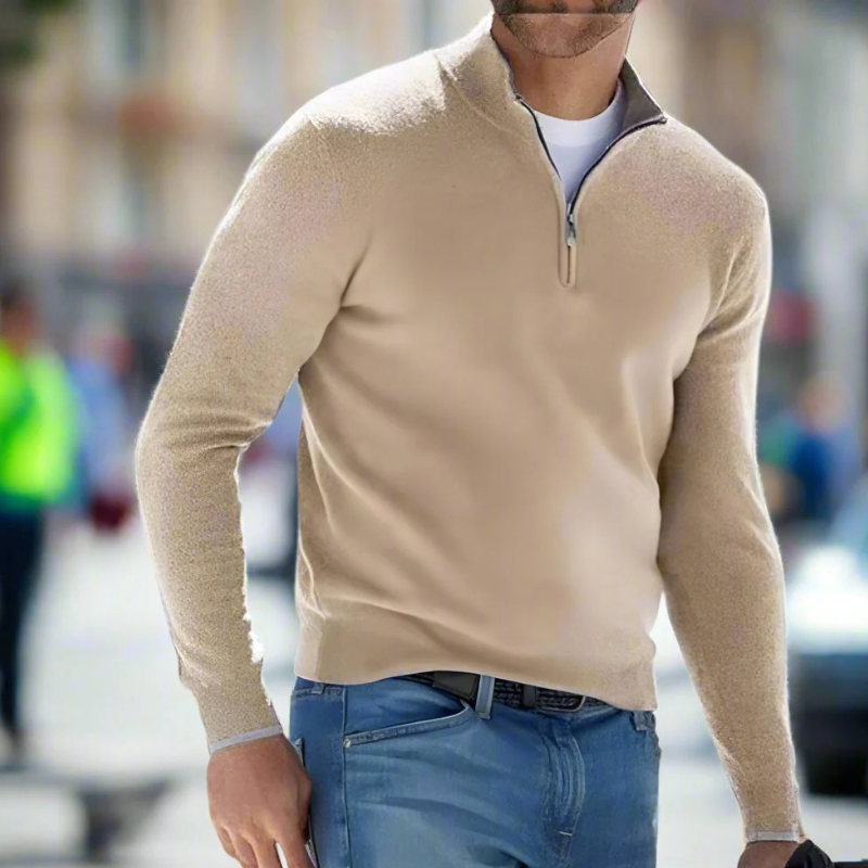 Slim-Fit-Pullover für Herren in modernem Design und eleganter Passform