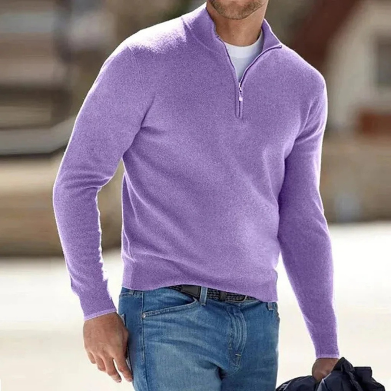 Slim-Fit-Pullover für Herren in modernem Design und eleganter Passform