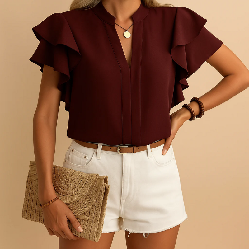 Stilvolle Bluse für Frauen mit zeitlosem Design für Alltag und besondere Anlässe