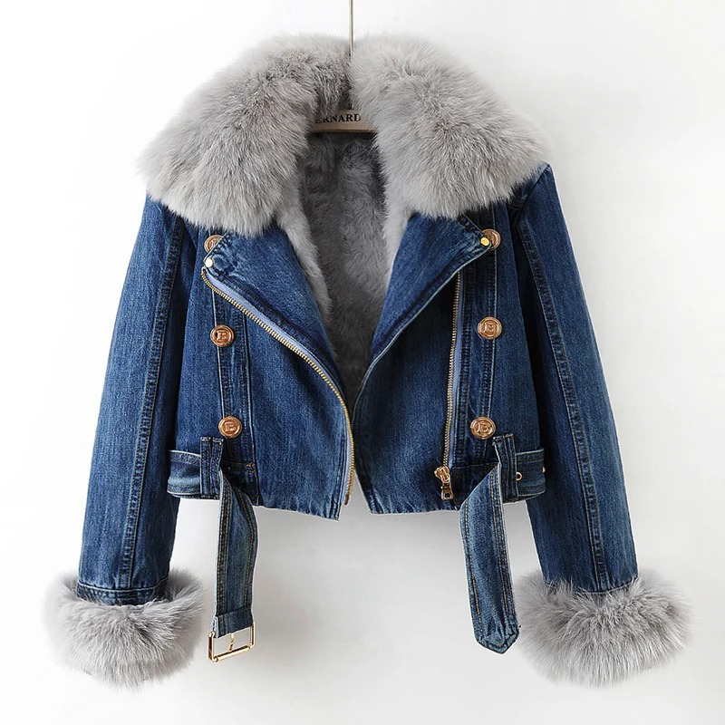 Stylische Jeansjacke für Damen in modernem Design