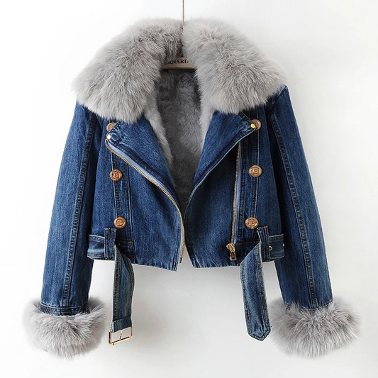 Stylische Jeansjacke für Damen in modernem Design