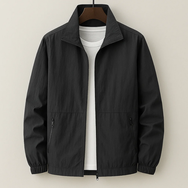 Stylische leichte Herrenjacke mit wasserdichter Funktion für Alltag und Outdoor-Aktivitäten