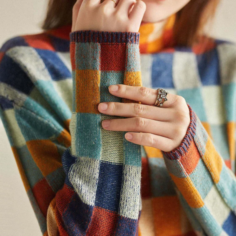 Damenpullover mit Rollkragen in klassischem Design für vielseitige Outfits