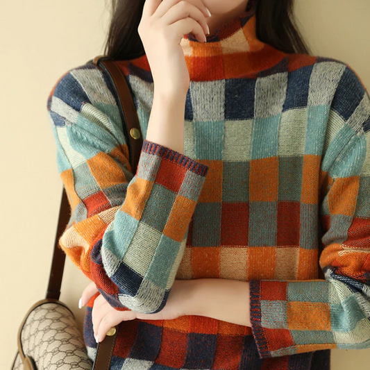 Damenpullover mit Rollkragen in klassischem Design für vielseitige Outfits