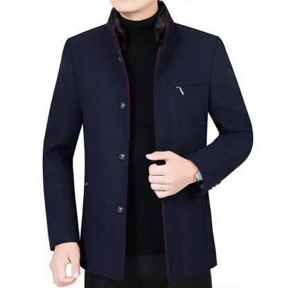 Stylischer Winter-Trenchcoat für Herren in elegantem Design