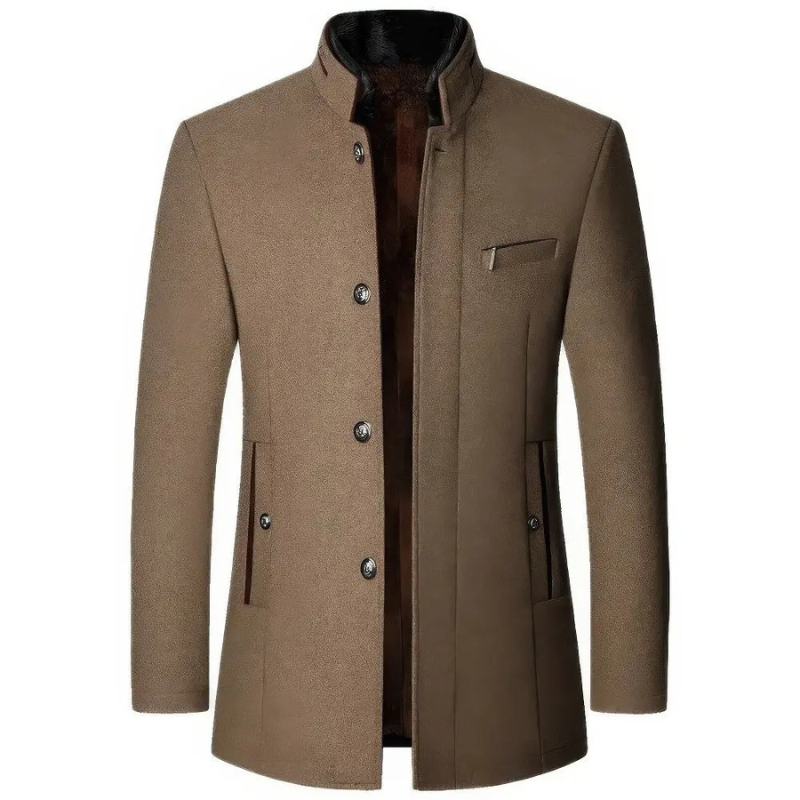 Stylischer Winter-Trenchcoat für Herren in elegantem Design