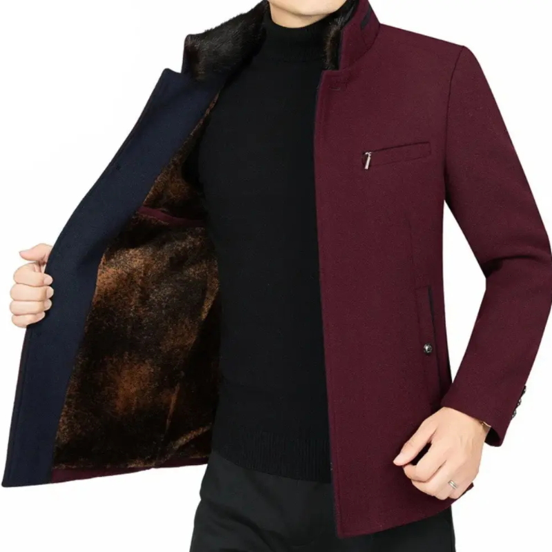 Stylischer Winter-Trenchcoat für Herren in elegantem Design