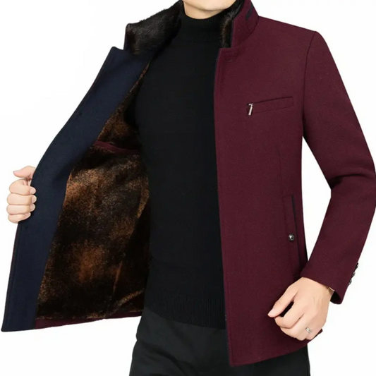 Stylischer Winter-Trenchcoat für Herren in elegantem Design
